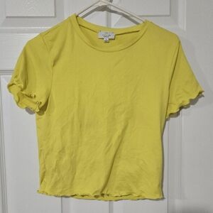 Yellow Crop Top